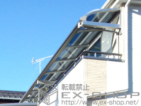 のバルコニー・ベランダ屋根 ライザーテラスII F型 ルーフタイプ 単体 積雪〜20cm対応 施工例