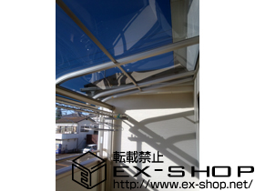 のバルコニー・ベランダ屋根 プレシオステラス R型 屋根タイプ 単体 積雪〜20cm対応 施工例