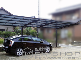 のカーポート カーブポートシグマIII 縦連棟 積雪〜30cm対応 施工例