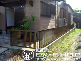 のフェンス・柵 プリレオR2型フェンス フリーポールタイプ 施工例