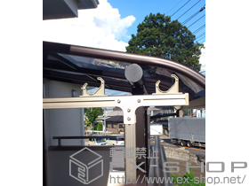 のバルコニー・ベランダ屋根 ヴェクターテラス R型 屋根タイプ 単体 積雪〜20cm対応 施工例