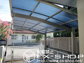 のカーポート カーブポートシグマIII 積雪〜20cm対応＋柱ガード（1本入） 施工例