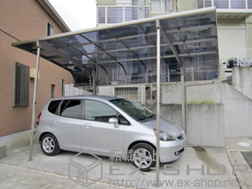 のカーポート テールポートシグマIII 積雪〜30cm対応＋着脱式サポート柱 施工例