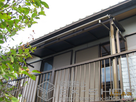 のバルコニー・ベランダ屋根 ライザーテラスII R型 屋根タイプ 単体 積雪〜20cm対応 施工例