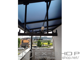 のバルコニー・ベランダ屋根 ヴェクターテラス F型 屋根タイプ 単体 積雪〜20cm対応 施工例