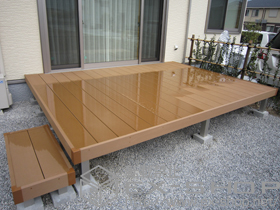 のウッドデッキ リウッドデッキ200 単体 施工例