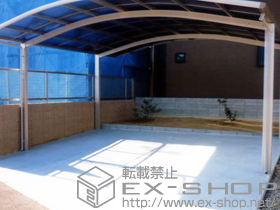 のカーポート プレシオスポート ワイド 積雪〜20cm対応 施工例