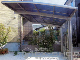 のカーポート カーブポートシグマIII 積雪〜30cm対応 施工例