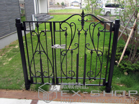 の門扉 アプローチルナ CL型 施工例