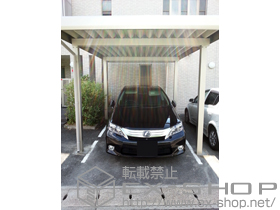 のカーポート ジーポートneo 1台用 Ａタイプ 角柱4本 積雪〜100cm対応 施工例