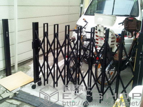 のカーゲート トリップゲートPA型(錠無し) ノンレール 片開き24S 施工例