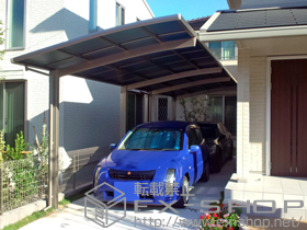 のカーポート カーブポートシグマ? 縦連棟 積雪〜20cm対応 施工例