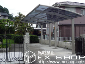 のカーポート プレシオスポート 縦連棟 積雪〜20cm対応 施工例