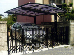 のカーゲート トリップゲート イノーバP キャスタータイプ 片開き 41S 施工例