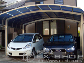 のカーポート レイナキャップツインポート 積雪〜20cm対応 施工例