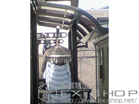 のバルコニー・ベランダ屋根 ライザーテラスII R型 屋根タイプ 単体 積雪〜20cm対応 施工例