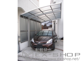 のカーポート レイナポート 積雪〜20cm対応+サイドパネル 51-H19 施工例