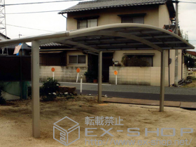 のカーポート プレシオスポート ワイド 積雪〜20cm対応 施工例