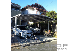 のカーポート カーブポートシグマIII ワイド 積雪〜20cm対応 施工例