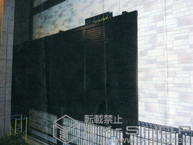 のフェンス・柵 ハイスクリーンフェンスＡ型 フリーポールタイプ 施工例