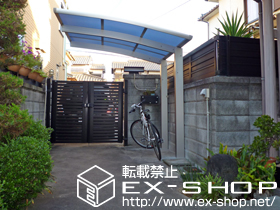 のサイクルポート・駐輪場 レイナポート ミニ 積雪〜20cm対応 施工例