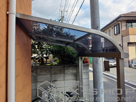 のテラス屋根 ライザーテラスII R型 テラスタイプ 単体 積雪〜20?対応 施工例