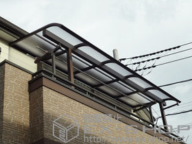 のバルコニー・ベランダ屋根 ヴェクターテラス R型 屋根タイプ 単体　積雪〜20cm対応 施工例