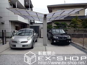 のカーポート レイナポート Y合掌 積雪〜20cm対応 施工例