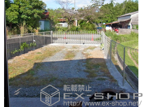 のフェンス・柵 イーネットフェンス1F型 自由柱タイプ 施工例