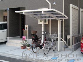 のサイクルポート・駐輪場 レイナポート ミニ　積雪〜20cm対応 施工例