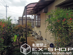 のテラス屋根 ヴェクターテラス R型 テラスタイプ 単体 積雪〜20cm対応 施工例