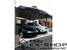 のカーポート カーブポートシグマIII ワイド 積雪〜20cm対応 施工例