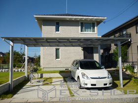 のカーポート アーキデュオ ワイド 積雪〜20cm対応 施工例