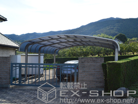 のカーポート テールポートシグマIII ワイド 延長 積雪〜30cm対応 施工例