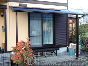 のテラス屋根 プレシオステラス R型 テラスタイプ 単体 積雪〜20cm対応 施工例