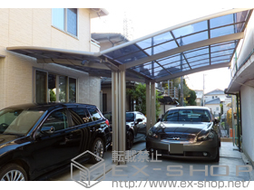 のカーポート カーブポートシグマIII Y合掌 積雪〜20cm対応 施工例