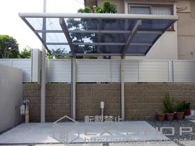 のサイクルポート・駐輪場 レイナポートグランミニ 積雪〜20cm対応 施工例