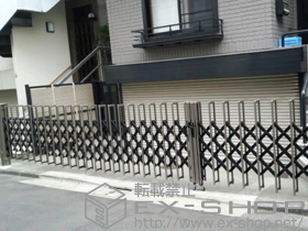 のカーゲート トリップゲート REHG-B ノンレール 両開き親子（26S＋49M） 施工例