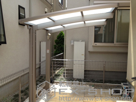 のサイクルポート・駐輪場 カーブパークシグマIII オープンタイプ 積雪〜20cm対応 施工例