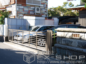 のカーゲート ワイドオーバードアS1型 電動式 施工例