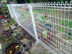 のフェンス・柵 メッシュフェンスG10 施工例