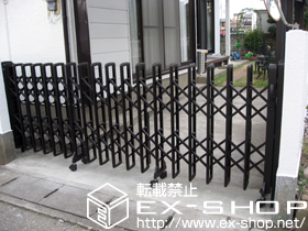 のカーゲート レイオス2型 ノンレール 片開き 33S 施工例