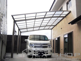 のカーポート ルーフポートシグマIII 延長 積雪〜20cm対応 施工例