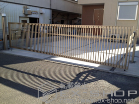 のカーゲート ワイドオーバードアS2型 電動式 施工例