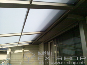 のテラス屋根 ライザーテラスII F型 テラスタイプ 単体 施工例