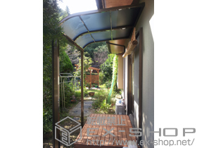 のテラス屋根 ライザーテラスII R型 テラスタイプ 単体 積雪〜20cm対応 施工例