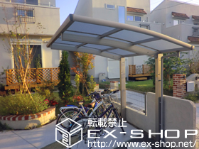 のサイクルポート・駐輪場 レイナポート ミニ 積雪〜20cm対応 施工例