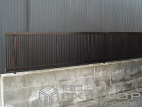 のフェンス・柵 シャレオR2型フェンス フリーポールタイプ 施工例