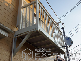 のバルコニー アクトステージA 単体 太格子 柱建て式 施工例