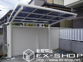 のサイクルポート・駐輪場 カーブポートシグマIII ミニ 積雪〜20cm対応 施工例